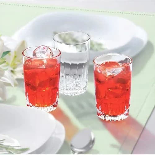 Vaso De Agua Nadir Vegas 240 Ml Vidrio Set X24 — imagen 3 de 8