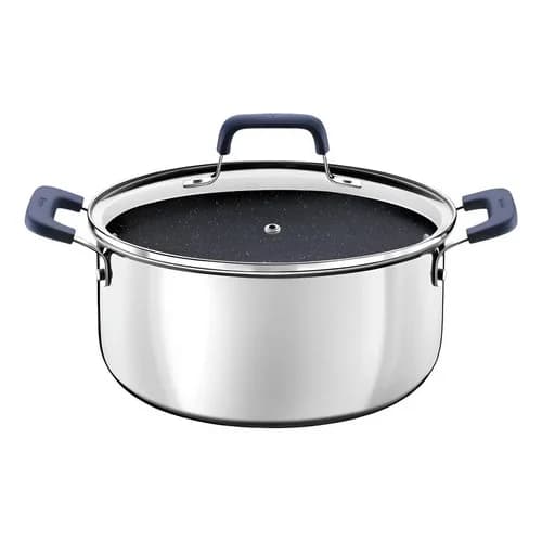 Cazuela Tramontina Romagna Cerámica 24 Cm Negra — imagen 1 de 5