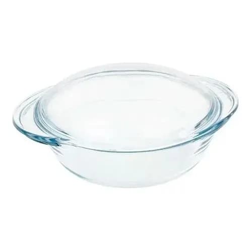 Cacerola Fuente Horno Marinex Vidrio Redonda 20 Cm 1 L