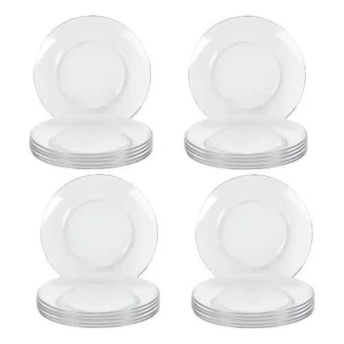 Plato De Postre Duralex Astral Vidrio 19 Cm X24 Unidades — imagen 3 de 4
