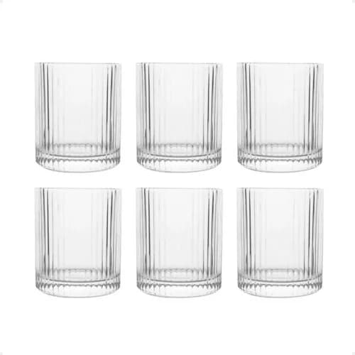 Set X6 Vasos Nadir Sevilla Whisky Vidrio Labrado 350 Ml — imagen 1 de 4