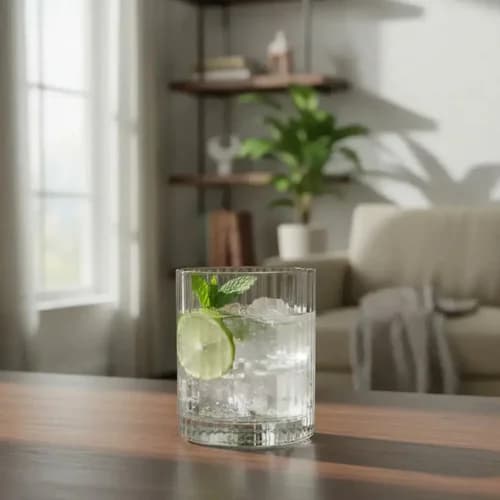 Set X6 Vasos Nadir Sevilla Whisky Vidrio Labrado 350 Ml — imagen 3 de 4