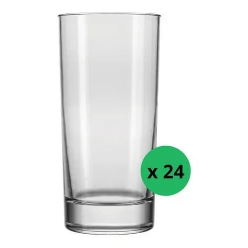 Vasos Trago Largo Nadir Cylinder Vidrio 350 Ml X24 Unidades — imagen 1 de 9
