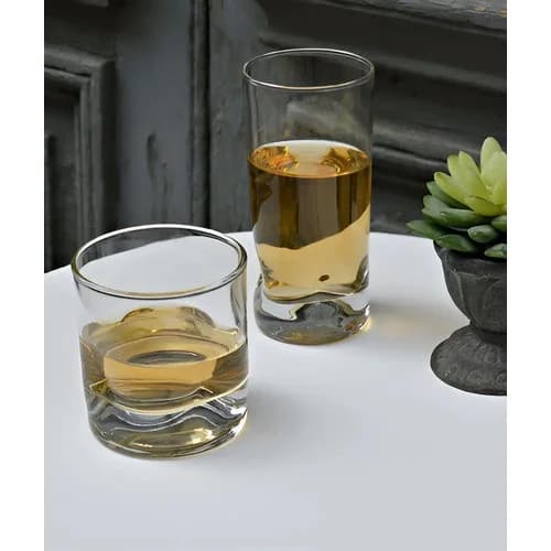 Vasos Trago Largo Nadir Amassadinho Vidrio 310 Ml X12 Unidades — imagen 2 de 5