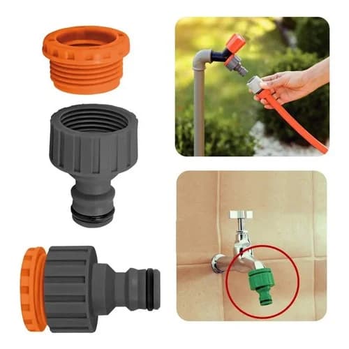 Adaptador para canilla Tramontina 3/4 con reducción 1/2 pulgada — imagen 1 de 9