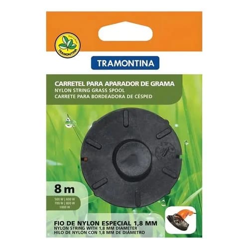 Carrete de repuesto para bordeadora Tramontina con nylon de 1.8 mm y 8 m — imagen 3 de 7