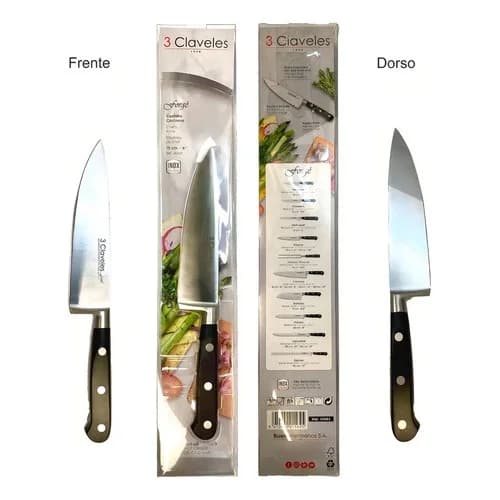 Cuchillo Cocinero 3 Claveles Forge 15 Cm Forjado — imagen 6 de 6