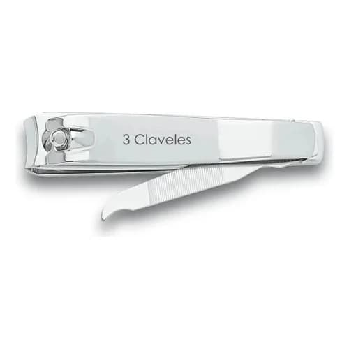 Set X12 Cortaúñas con Lima 3 Claveles 8 Cm Acero Inoxidable — imagen 1 de 1