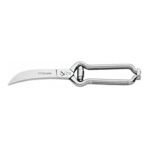 Tijera Trinchadora 3 Claveles 24 Cm Acero Inoxidable — imagen 4 de 4