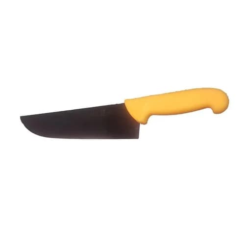 Cuchilla Carnicera 3 Claveles 24 Cm Mango Amarillo — imagen 3 de 4