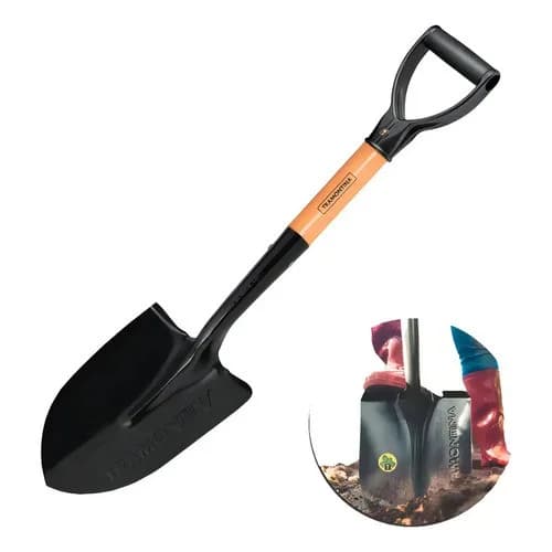 Pala de punta con mango de madera y empuñadura plástica Tramontina 45 cm — imagen 3 de 5