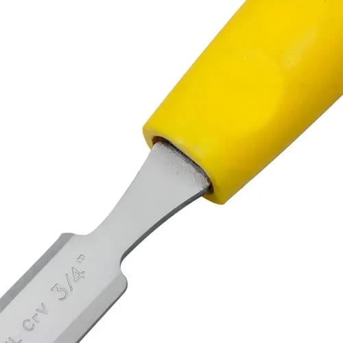 Formón biselado de acero cromo vanadio Tramontina Master 3/4 pulgada con mango de polipropileno — imagen 3 de 7