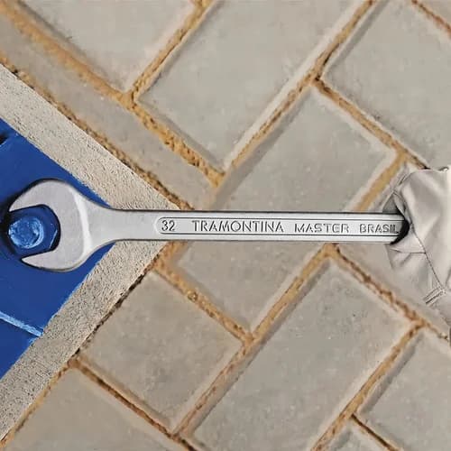 Juego de llaves combinadas de acero cromado Tramontina Master 12 piezas — imagen 2 de 5
