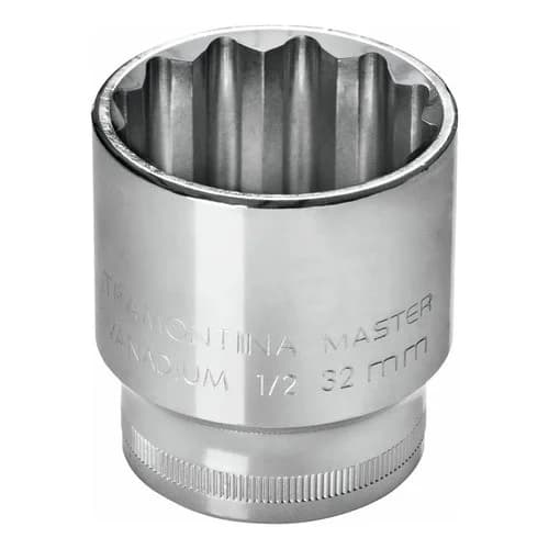 Dado estriado Tramontina Master 21 mm encastre 1/2 pulgada — imagen 1 de 2