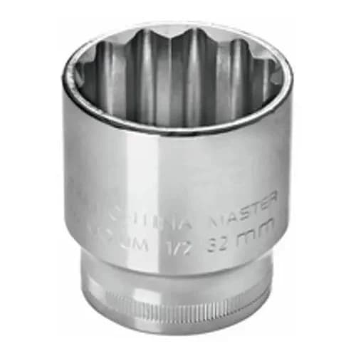 Tubo estriado de acero cromo vanadio Tramontina Master 12 mm encastre 1/2 pulgada — imagen 1 de 2