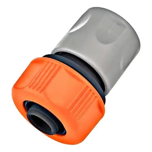 Conector rápido roscado para manguera Tramontina 5/8 y 3/4 pulgada — imagen 1 de 3