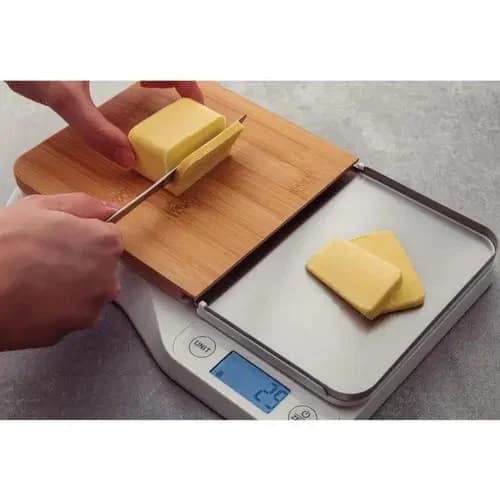 Balanza digital de cocina con tabla y bandeja Tramontina Adatto 5 kg — imagen 2 de 4