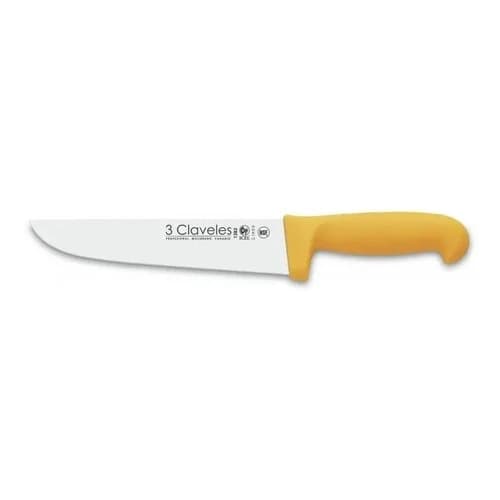 Cuchillo Carnicero 3 Claveles Profesional 18 Cm Acero Inoxidable — imagen 1 de 1