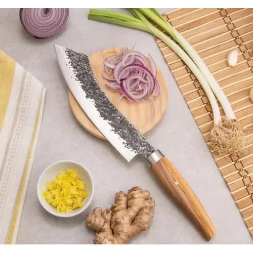 Cuchillo De Cocina 3 Claveles Takumi 20 Cm Mango Madera De Olivo — imagen 3 de 5
