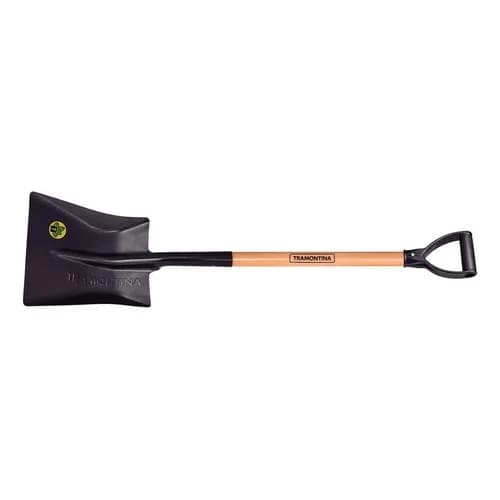 Pala cuadrada Tramontina 417/20 con mango de madera 71 cm — imagen 1 de 5