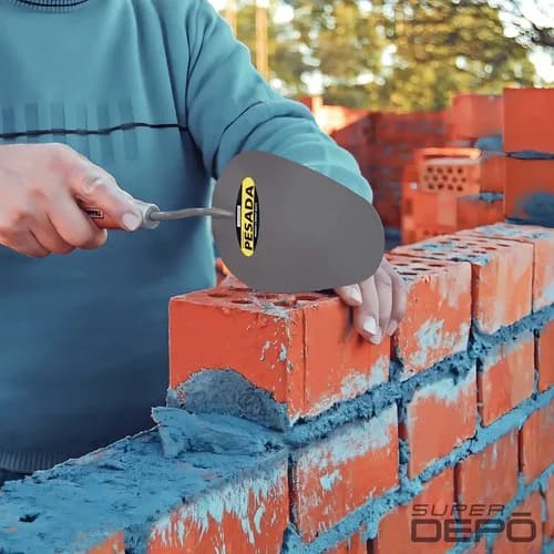Cuchara de albañil con mango de madera Tramontina 8 pulgadas — imagen 2 de 2