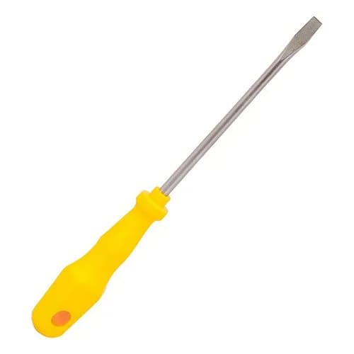 Destornillador de punta plana y mango amarillo Tramontina Master 1/4 × 5 pulgadas — imagen 3 de 5