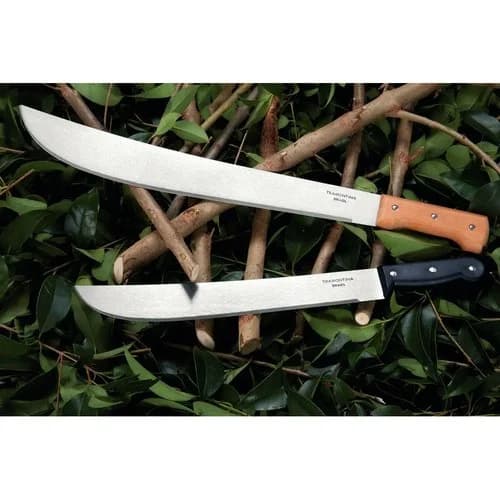 Machete de acero al carbono con mango negro Tramontina 20 pulgadas — imagen 3 de 4