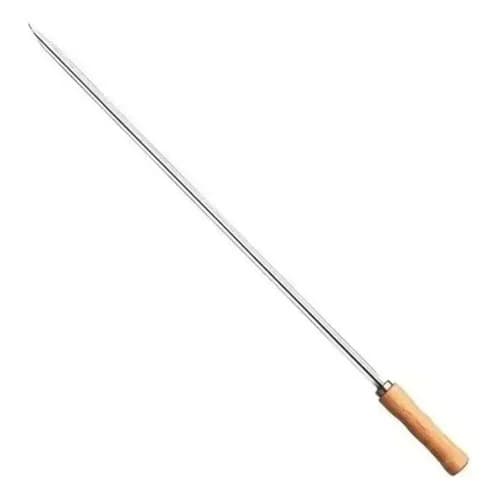 Pincho para asado de acero inoxidable con mango de madera Tramontina 65 cm — imagen 3 de 3