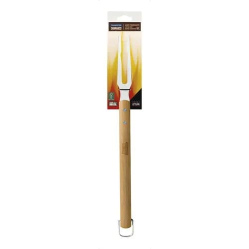 Tenedor trinchante para asado Tramontina Churrasco de acero inoxidable con mango de madera 49.5 cm — imagen 2 de 5