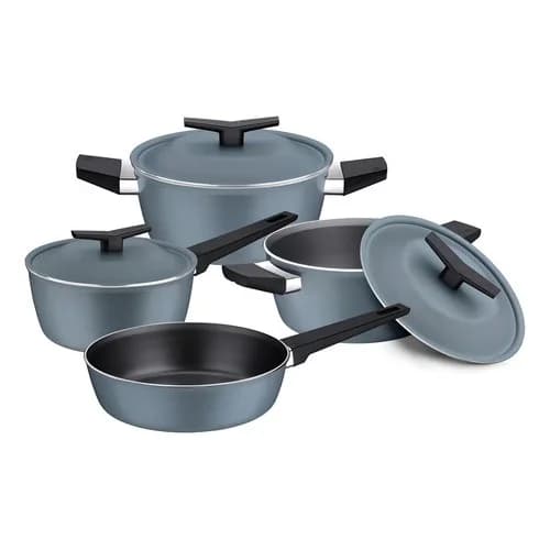 Batería de cocina antiadherente para inducción Tramontina Spezia Induction 4 piezas — imagen 1 de 5
