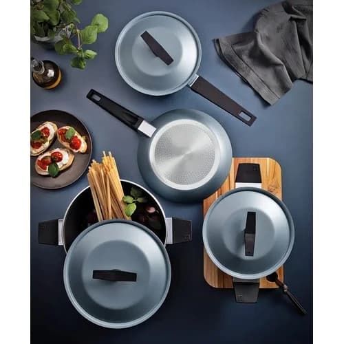 Batería de cocina antiadherente para inducción Tramontina Spezia Induction 4 piezas — imagen 2 de 5