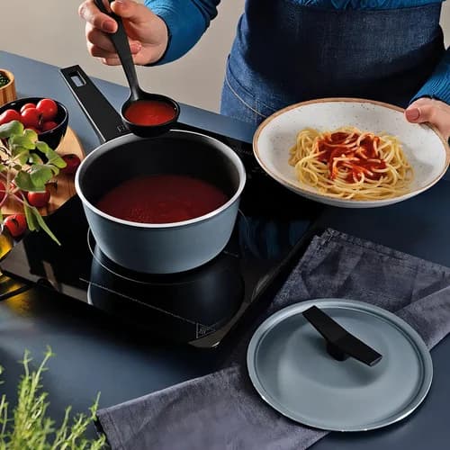 Batería de cocina antiadherente para inducción Tramontina Spezia Induction 4 piezas — imagen 4 de 5