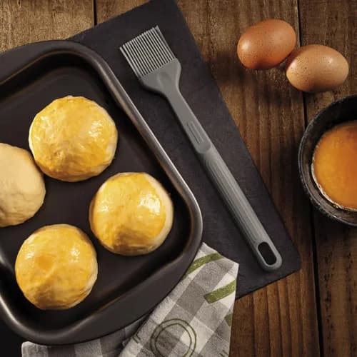 Pincel de cocina de silicona gris Tramontina Softta 26 cm — imagen 2 de 2