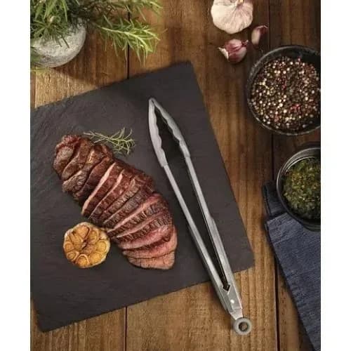 Pinza de cocina de silicona Tramontina Softta 33.9 cm gris — imagen 5 de 5