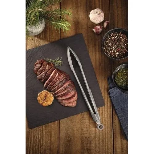 Pinza de cocina de silicona Tramontina Softta 33.9 cm gris — imagen 3 de 5