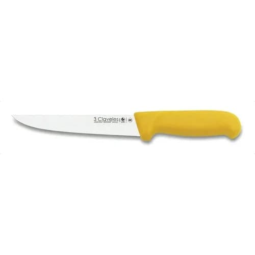 Cuchillo Despostador 3 Claveles 15 Cm Acero Inoxidable Amarillo — imagen 1 de 3
