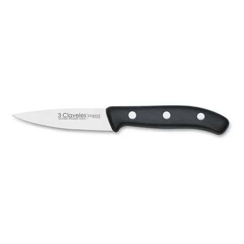 Cuchillo Para Verduras 3 Claveles Domus 9 Cm Acero Inoxidable Negro — imagen 2 de 6