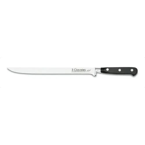 Cuchillo Jamonero 3 Claveles 1566 Acero Inoxidable 25 Cm — imagen 1 de 1