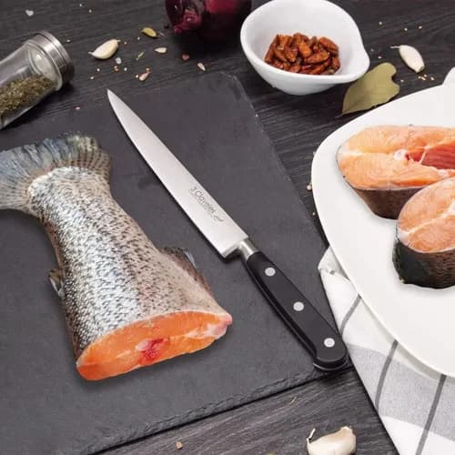Cuchillo Filetear Forjado 3 Claveles 19 Cm Acero Inoxidable — imagen 5 de 5