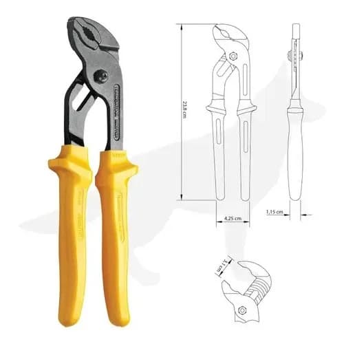 Pinza pico de loro aislada Tramontina Master 10 pulgadas 1000 V — imagen 2 de 7