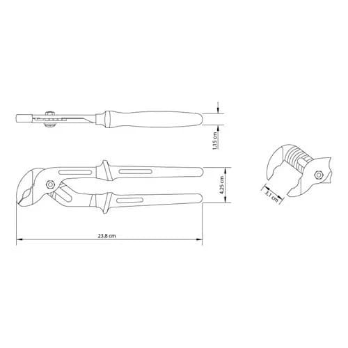 Pinza pico de loro aislada Tramontina Master 10 pulgadas 1000 V — imagen 7 de 7