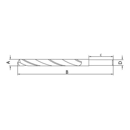 Broca HSS para acero Tramontina Master 3/16 pulgada — imagen 6 de 6