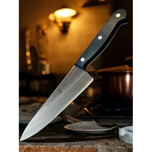 Cuchillo Cocinero 3 Claveles Uniblock Acero Inoxidable 20 Cm — imagen 2 de 6