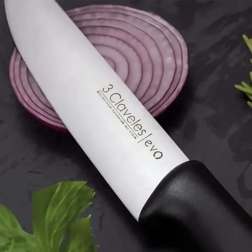 Cuchillo De Cocina 3 Claveles Evo 13,5 Cm Acero Inoxidable Negro — imagen 4 de 8