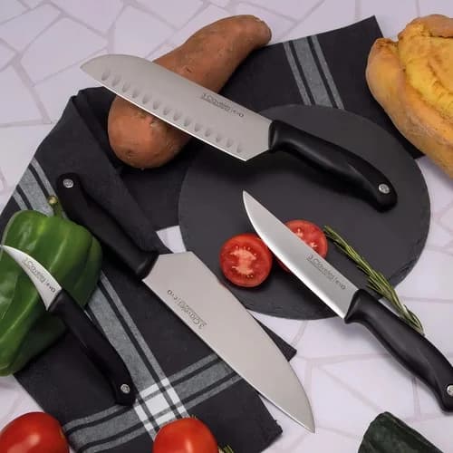 Cuchillo De Cocina 3 Claveles Evo 13,5 Cm Acero Inoxidable Negro — imagen 6 de 8