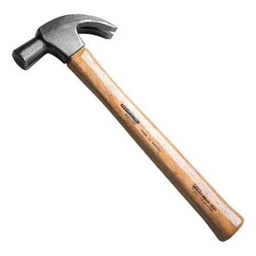 Martillo de uña Tramontina Master 25 mm con mango de madera — imagen 2 de 3