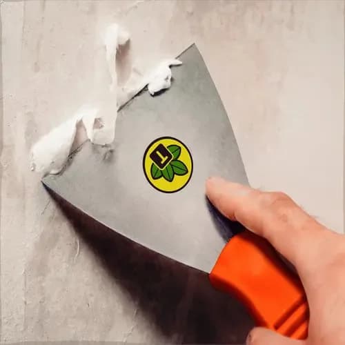 Espátula rígida de acero carbono Tramontina 6 cm con mango de polipropileno — imagen 4 de 4
