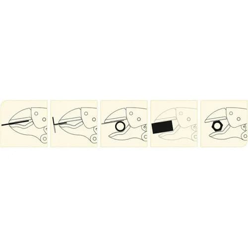 Pinza de presión con mordaza triangular Tramontina Master 10 pulgadas — imagen 3 de 3