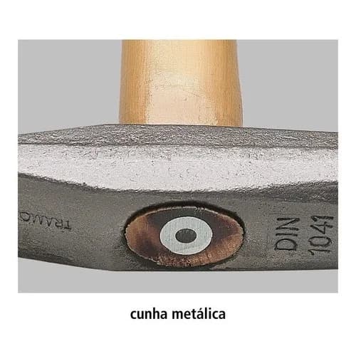 Martillo de peña Tramontina Master Basic 500 g con mango de madera — imagen 3 de 4