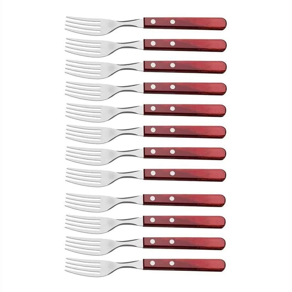 Tenedor Asado X12 Unid. Polywood Tramontina